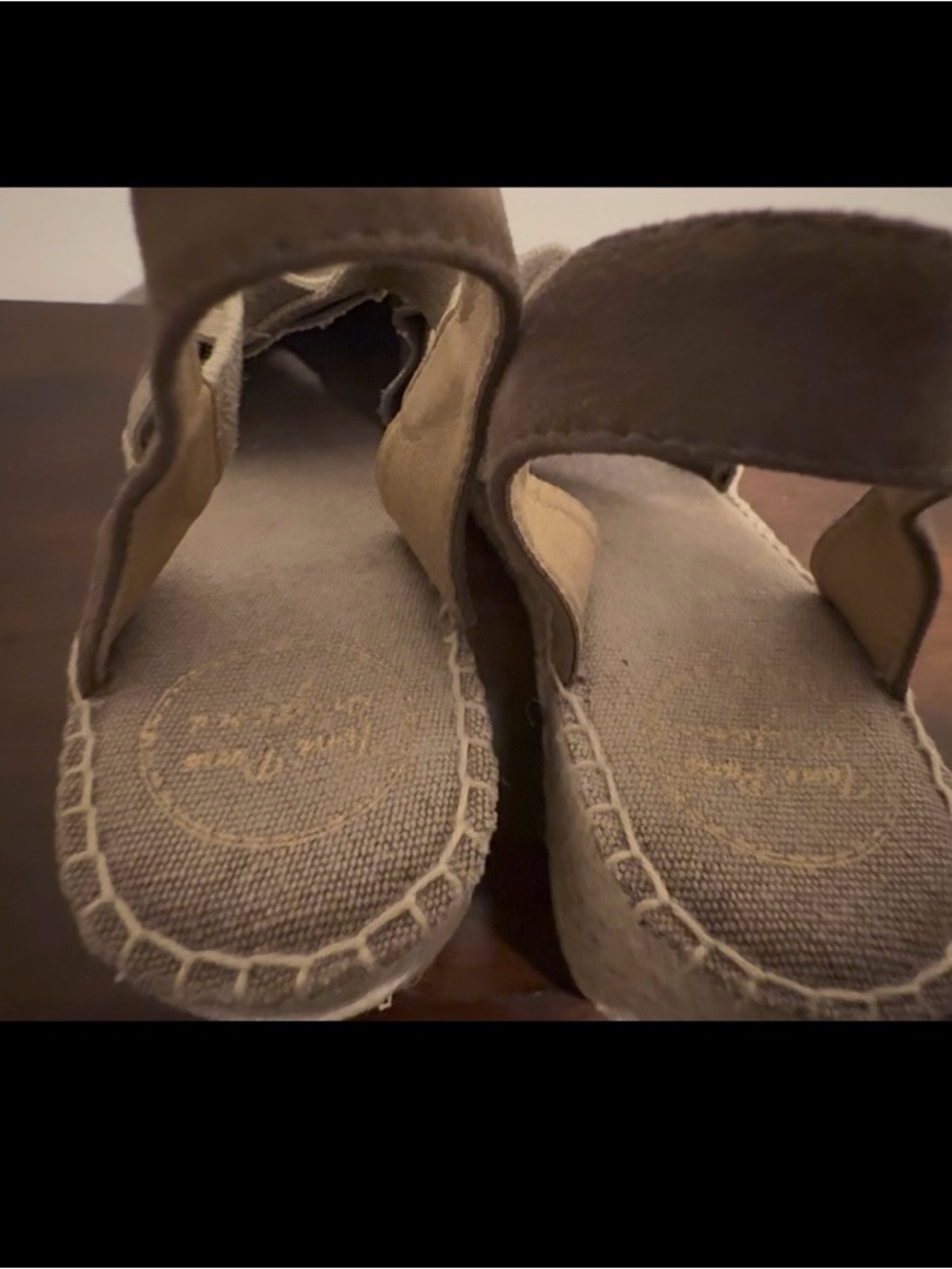 Toni Pons “Espadrille” wedge, elastic ankle, taupe, sz 10, used - Picture 11 of 11